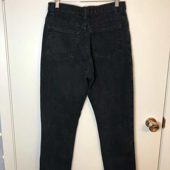 ✿ Vintage Penman’s Black Mom Style Jeans Size 8x28 - Picture 2 of 5